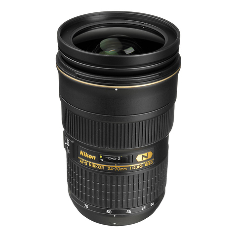 AF-S Nikkor 24-70mm f/2.8G ED Lens Refurbished (Open Box) Image 0