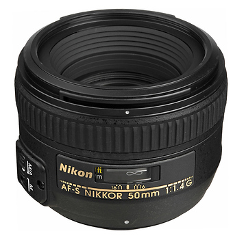 AF-S Nikkor 50mm f/1.4G Autofocus Lens