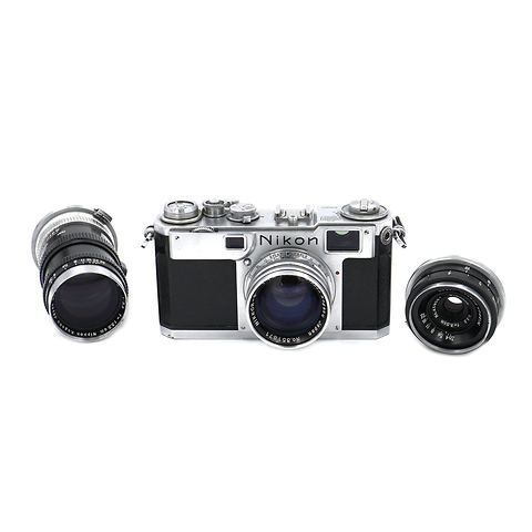 S2 Rangefinder 35mm Body w/ 55mm f/3.5 & 135mm f/3.5 Lens - Pre-Owned Image 0