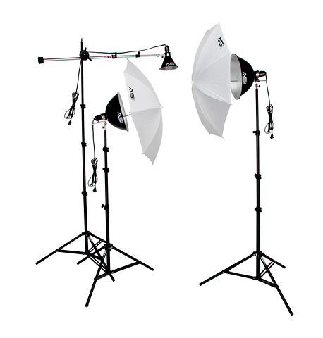 KT900 3 Light 1250-Watt Thrifty Mini-Boom Kit Image 0