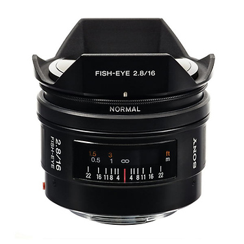SAL-16F28 16mm f/2.8 Fisheye Lens