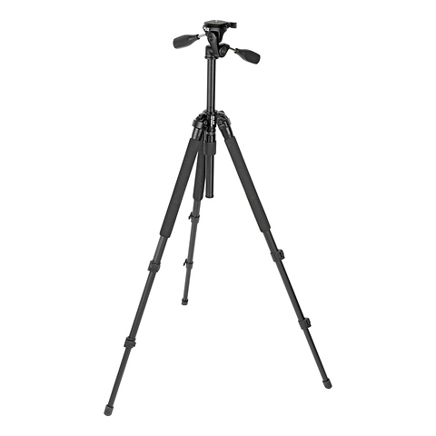 Pro 330DX Tripod (Black) with 3-Way Pan/Tilt Head (Quick Release) Image 0