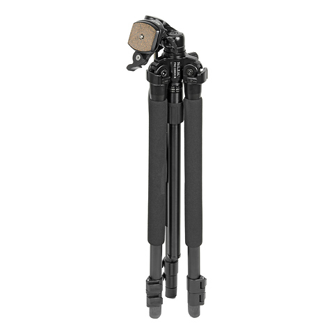 Pro 330DX Tripod (Black) with 3-Way Pan/Tilt Head (Quick Release) Image 2