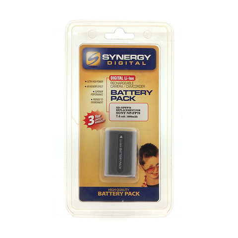 SD-NPFP70 Replacement Battery for Sony NP-FP70 Image 0