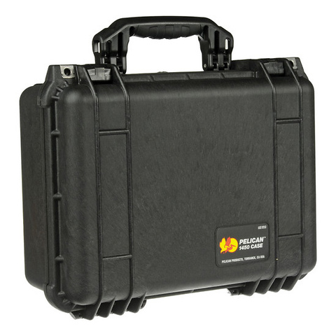 1450 Medium Watertight Hard Case - Black Image 1