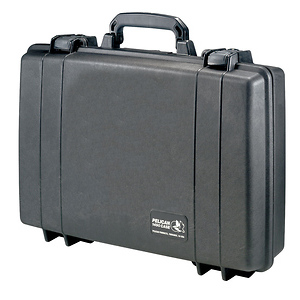 1490 Attache/Computer Case with Foam (Black)
