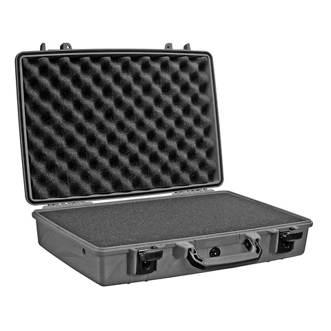 1490 Attache/Computer Case with Foam (Black) Image 1