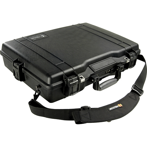 1495 Laptop Computer Case with Foam (Black) Image 2