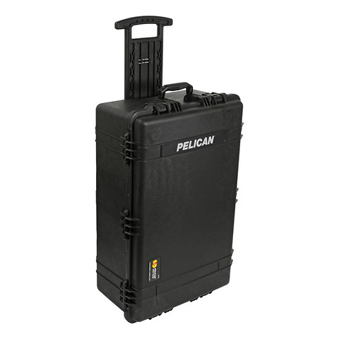1650B Watertight Hard Case with Foam Inserts and Wheels - Black Image 2