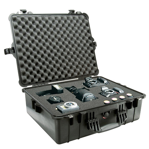 1600 Watertight King Hard Case - Black Image 0