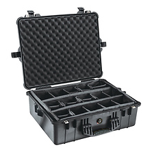 1600B Watertight King Hard Case with Padded Dividers - Black Image 0