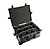 1614 Waterproof 1610 Case with Dividers (Black)