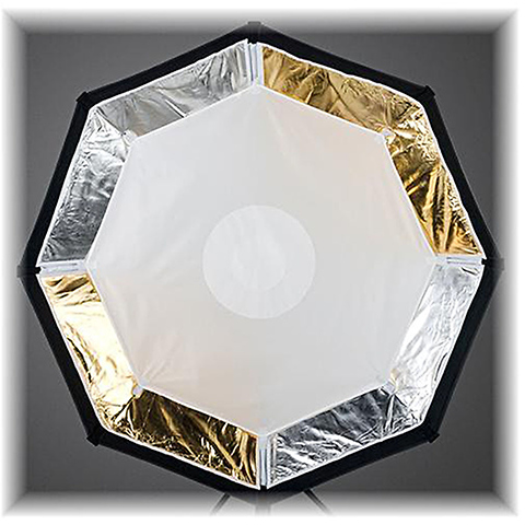 OctoDome3 Small 3 in. Softbox with Silver and Gold Insert Panels Image 2