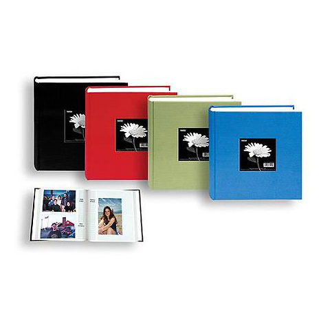 Fabric Frame Bi-Directional Memo 2-Up Photo Album (Assorted Colors) Image 0