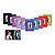 Brag Book Album - Holds 24 4x6 In. Photos, 1-Up Style (Assorted Colors)