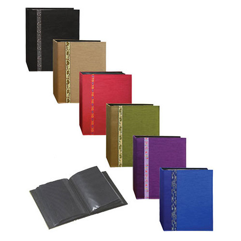 4x6 100-Pocket Tone Fabric Photo Album (Assorted Colors) Image 0