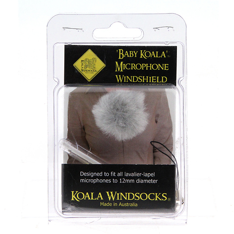 Baby Koala Lavalier Windscreen (Grey) Image 0