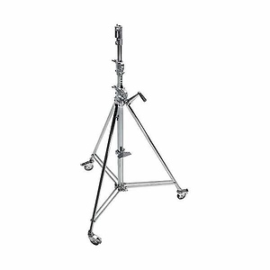 12.8 ft. B200 Wind-Up 39 Stand with Braked Wheels (Chrome-plated)