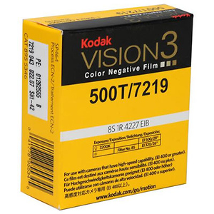 Vision 3 500T Color Negative Film 7219 / 50ft. Super 8 Cartridge