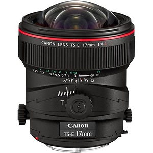 Wide Tilt/Shift TS-E 17mm f/4L Manual Focus Lens for EOS