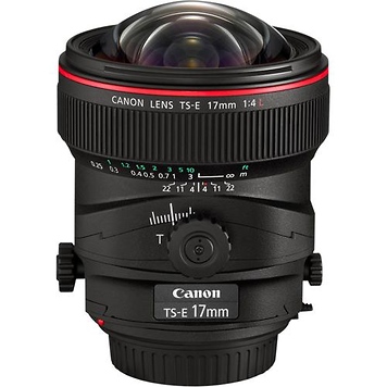 Wide Tilt/Shift TS-E 17mm f/4L Manual Focus Lens for EOS