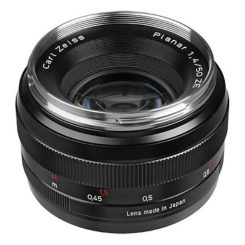 50mm f/1.4 ZE Planar T* Lens (Canon EF Mount)
