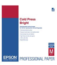 Cold Press Bright Textured Matte Paper, 17 x 22in. (25 Sheets) Image 0