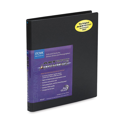 Art Profolio Advantage Presentation Display Book (9 x 12 In. Black) Image 0