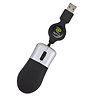 Retractable Optical Mini Mouse Silver/Black Thumbnail 0