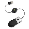 Retractable Optical Mini Mouse Silver/Black Thumbnail 1