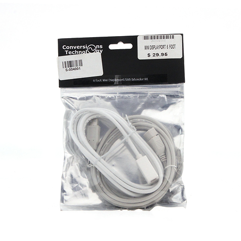 Mini Displayport to 6 Foot Extender Cable Image 0