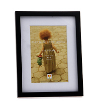 Gallery Wood Frame with Mat, Ebony - 4 x 6 Image 0