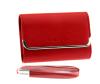 Slim Horizontal Leather Case (Red) Thumbnail 0