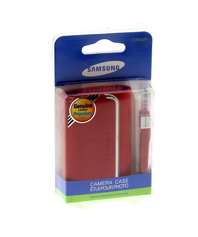 Slim Horizontal Leather Case (Red) Image 1