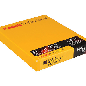 4 x 5in Ektar 100 Color Negative (Print) Film (10 Sheets)