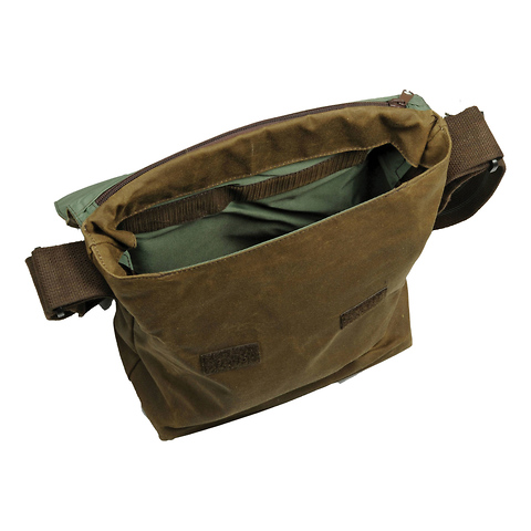 F-831 Small Photo Courier Bag (Brown RuggedWear) Image 4