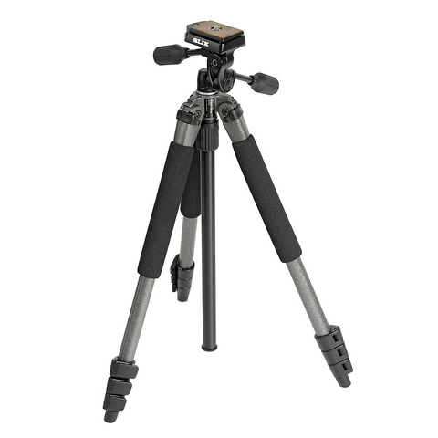 Sprint Pro II 4-Section Tripod w/ 3-Way Panhead (Gunmetal) Image 1