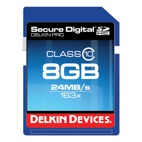 8GB Pro 163x Class 10 SDHC Memory Card - FREE GIFT with Qualifying Purchase Image 0