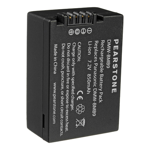 DMW-BMB9 Rechargeable Lithium-Ion Battery for Select Panasonic Cameras and Camcorders Image 0