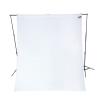 9 x 10 ft. Wrinkle-Resistant Cotton Backdrop (Hi Key White) Thumbnail 0