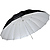 7' White/Black Parabolic Umbrella (White/Black)