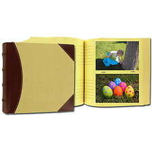 4x6 Extra Capacity 300 Pocket Photo Album (Beige Front / Brown Spine) Image 0