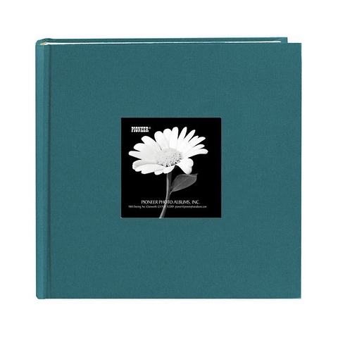 4 x 6 Natural Colors Fabric Teal Photo Album Image 0