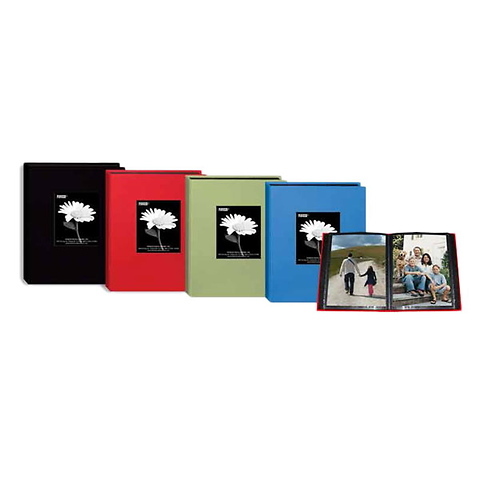 Pioneer, 5x7 Bi-Directional Cloth Frame Photo Album (Assorted Colors)