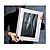 11 x 14 Fineline Black Aluminum Frame with a 8.5 x 11 Single Mat