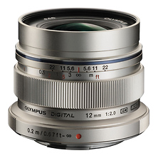 M. Zuiko Digital ED 12mm f/2.0 Lens (Silver) Image 0