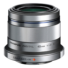 M. Zuiko Digital ED 45mm f/1.8 Lens (Silver) Image 0