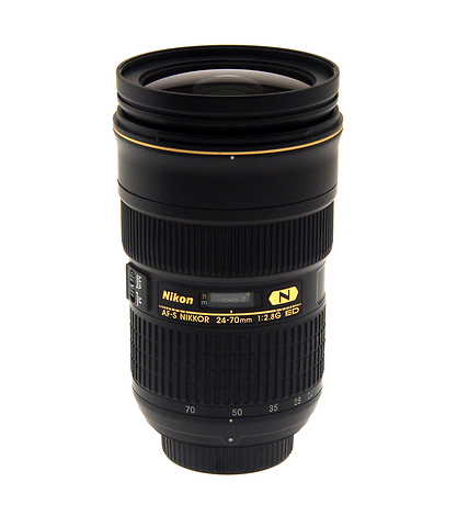 AF-S Nikkor 24-70mm f/2.8G ED Autofocus Lens - Open Box Image 0