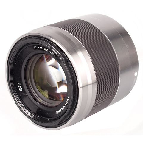 50mm f/1.8 AF E-Mount Lens (Silver) Image 1