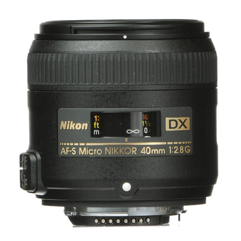 40mm f/2.8G AF-S DX Micro-Nikkor Lens Image 1